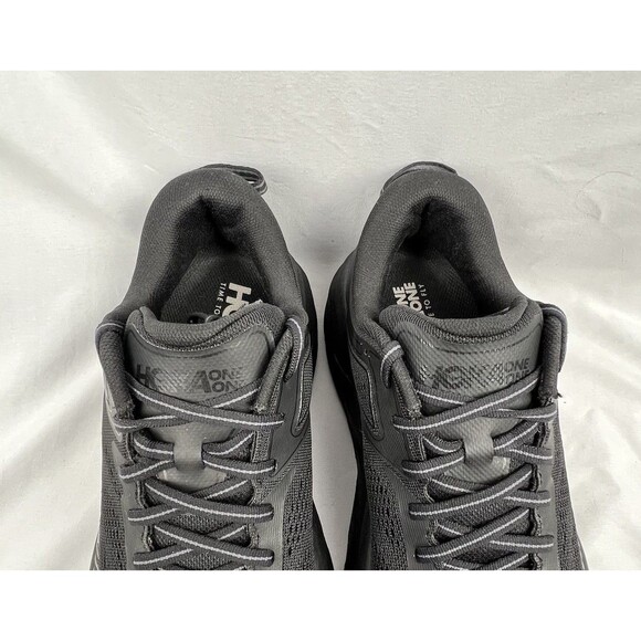 HOKA One One Bondi 7 Womens Sz 9 D Wide Running Shoes 1110531 BBLC Triple Black - Picture 4 of 13